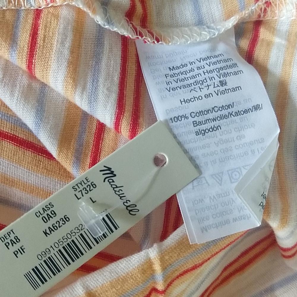 Madewell Whisper Cotton Pocket Tank Top - Picture 6 of 8
